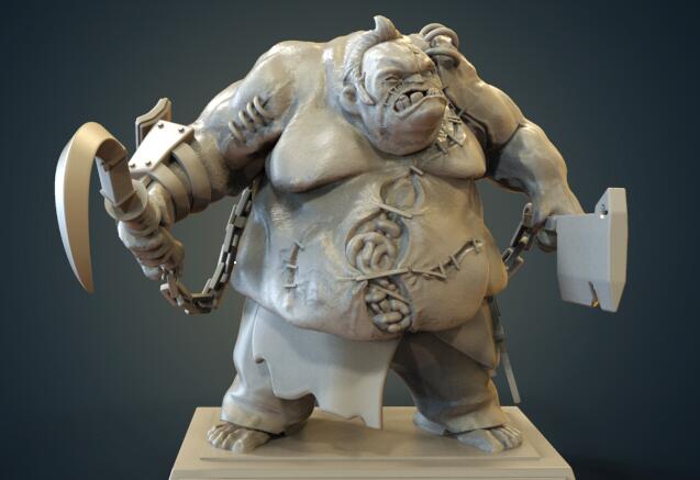 3D打印屠夫模型 3D打印屠夫模型