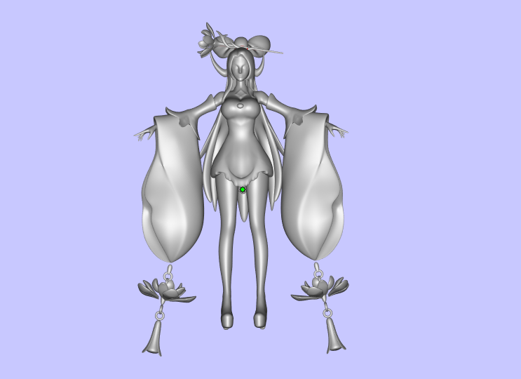 王者榮耀貂蟬GK白模，3D打印模型